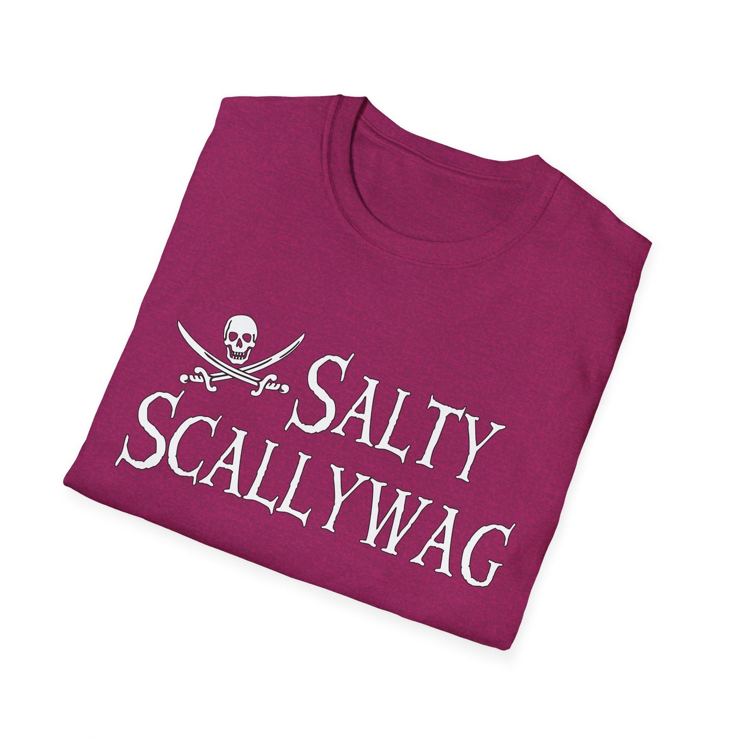 Jolly Roger Salty Scallywag Unisex Pirate T-Shirt