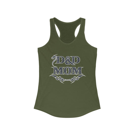D&D Mom Racerback Tank - Perfect Gift for Gaming Moms