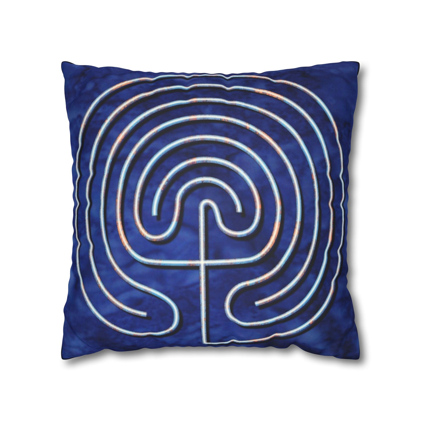 Double Labyrinth Pillowcase - Cretian-Hindu