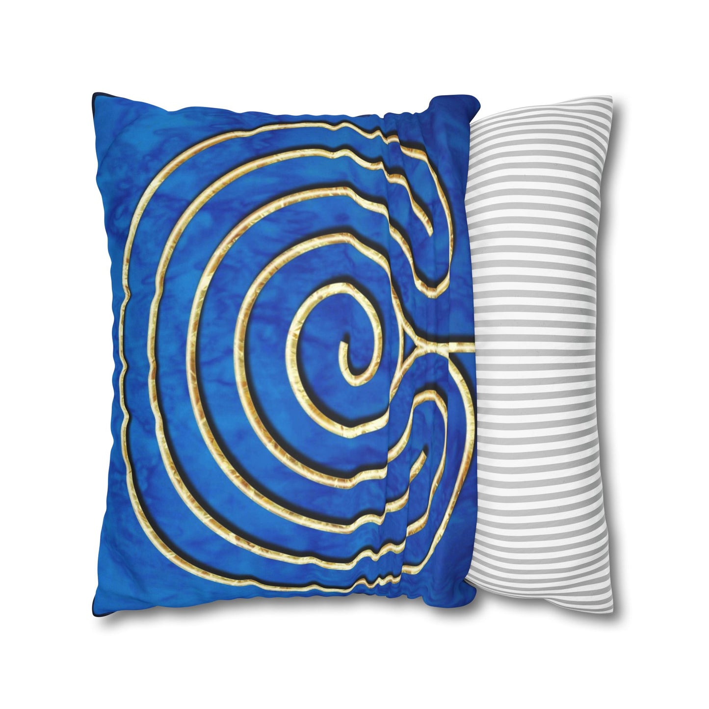Double Labyrinth Pillowcase - Cretian-Hindu