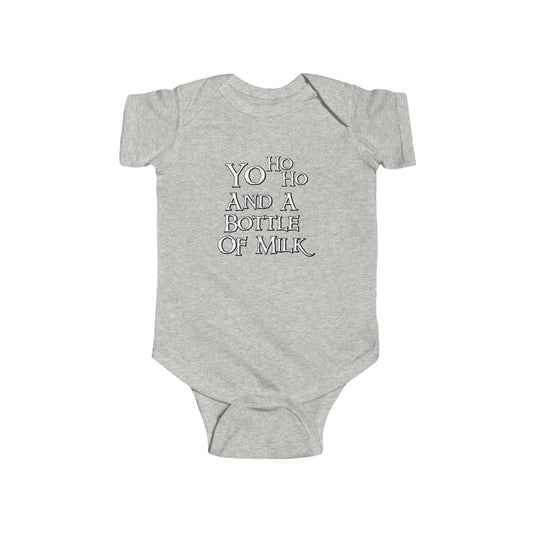 Bottle of Milk Pirate Baby Onesie