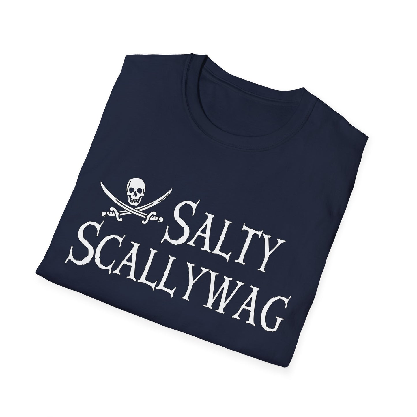 Jolly Roger Salty Scallywag Unisex Pirate T-Shirt