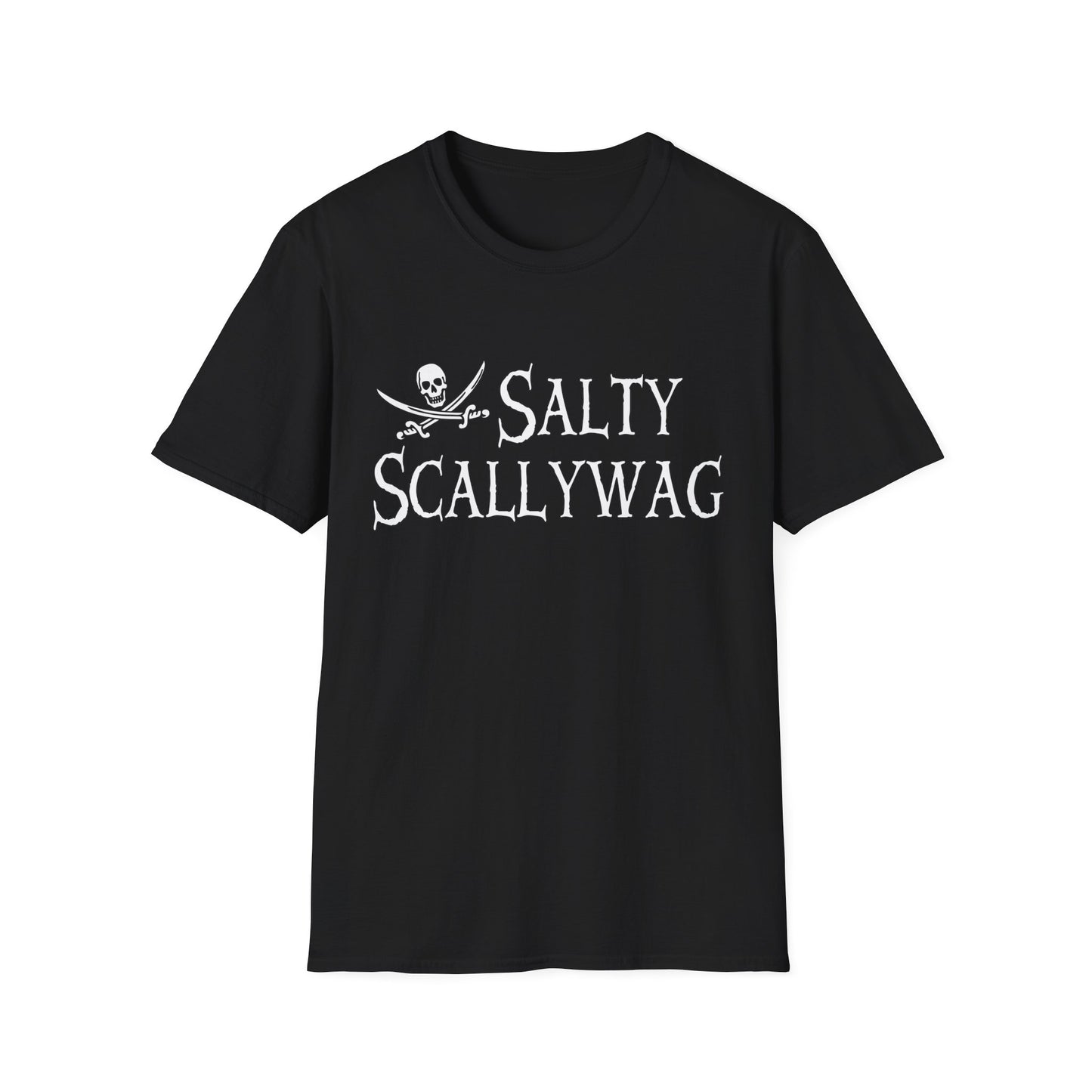 Jolly Roger Salty Scallywag Unisex Pirate T-Shirt