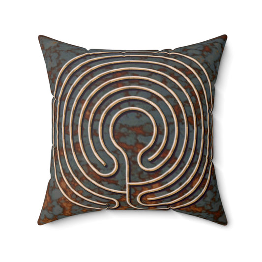 Double Labyrinth Therapy Pillow - Greek-Roman