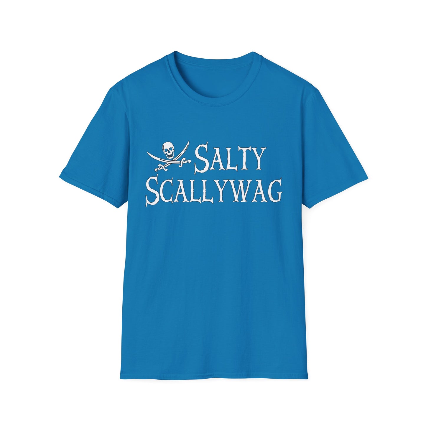 Jolly Roger Salty Scallywag Unisex Pirate T-Shirt