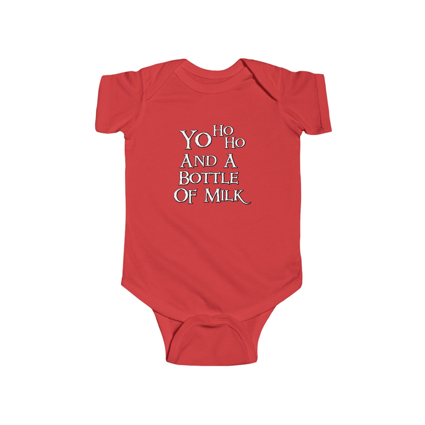 Bottle of Milk Pirate Baby Onesie