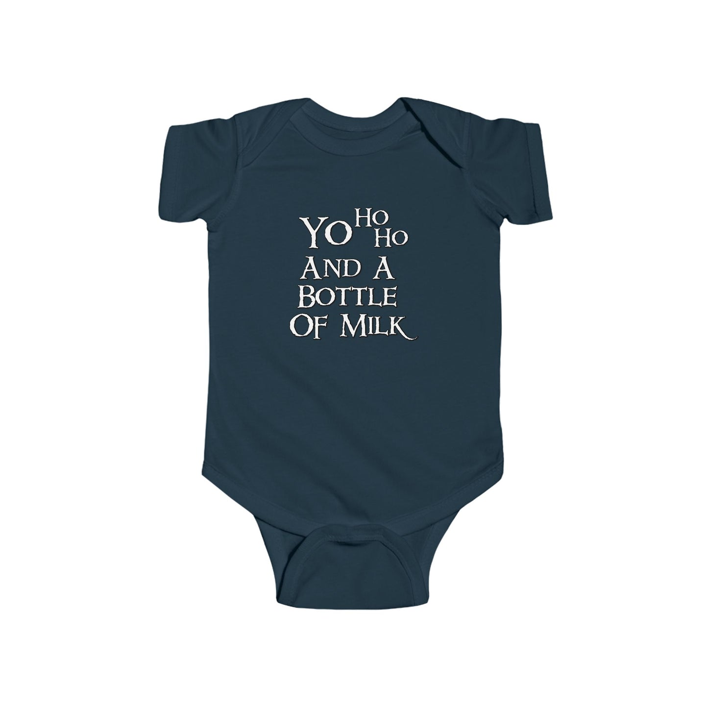 Bottle of Milk Pirate Baby Onesie