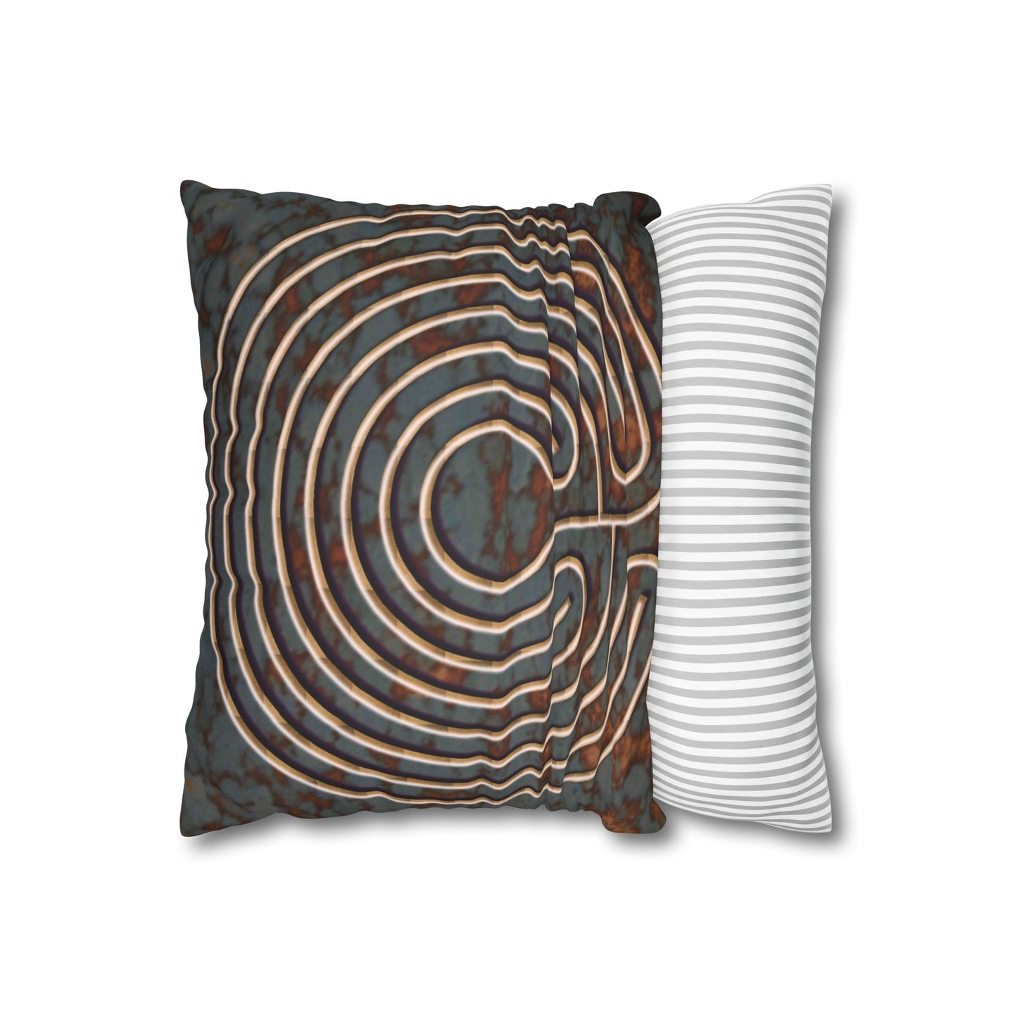 Double Labyrinth Pillowcase - Greek-Roman