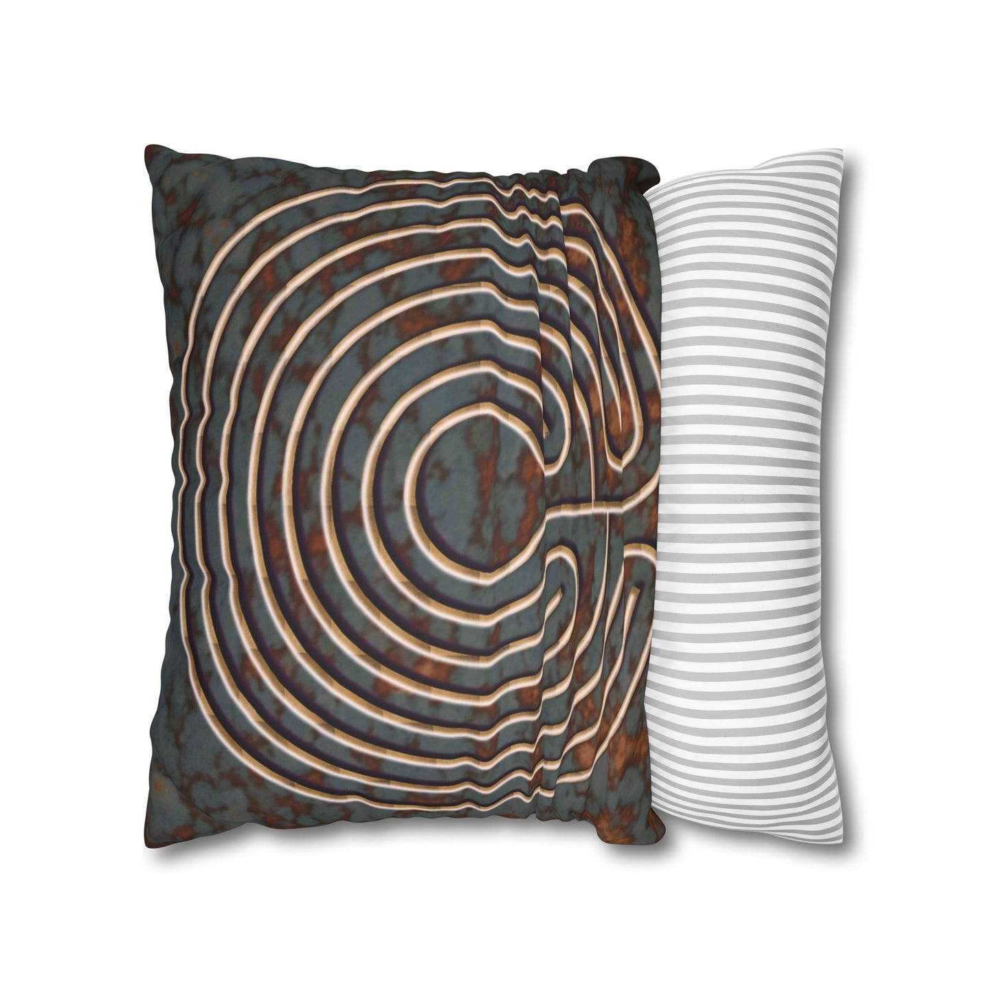 Double Labyrinth Pillowcase - Greek-Roman