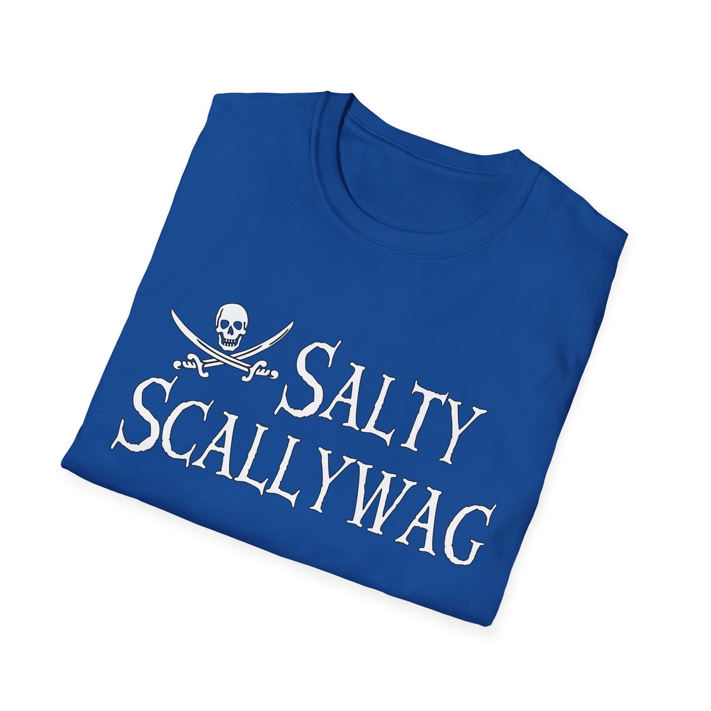 Jolly Roger Salty Scallywag Unisex Pirate T-Shirt