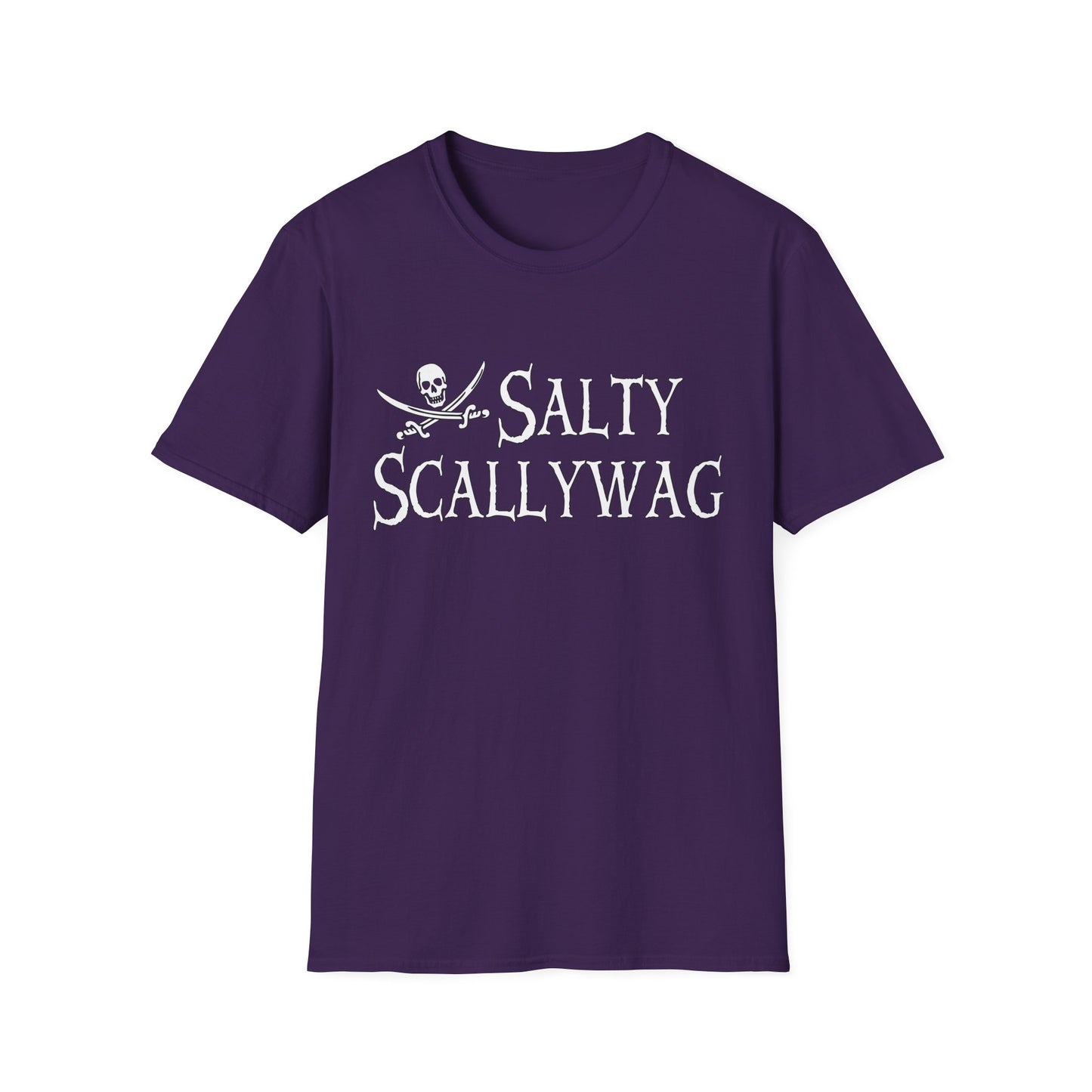 Jolly Roger Salty Scallywag Unisex Pirate T-Shirt