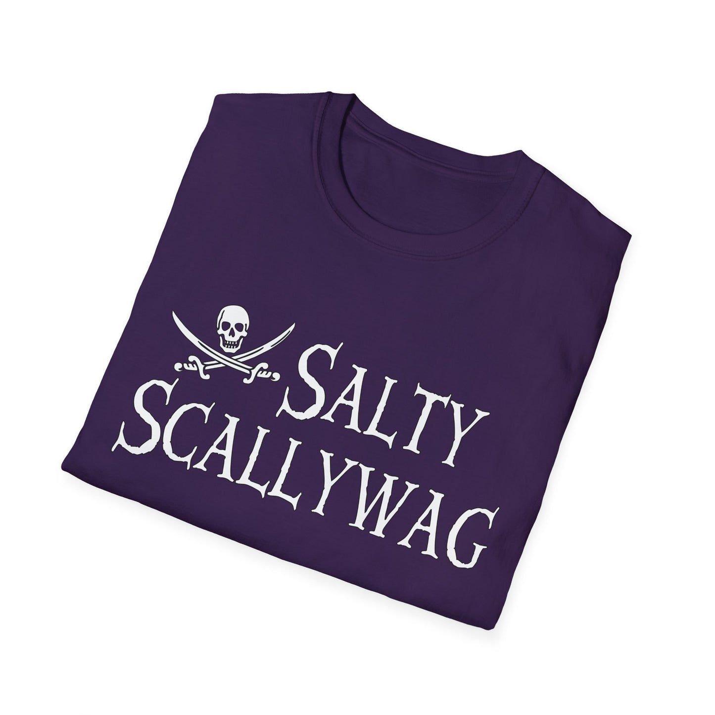 Jolly Roger Salty Scallywag Unisex Pirate T-Shirt