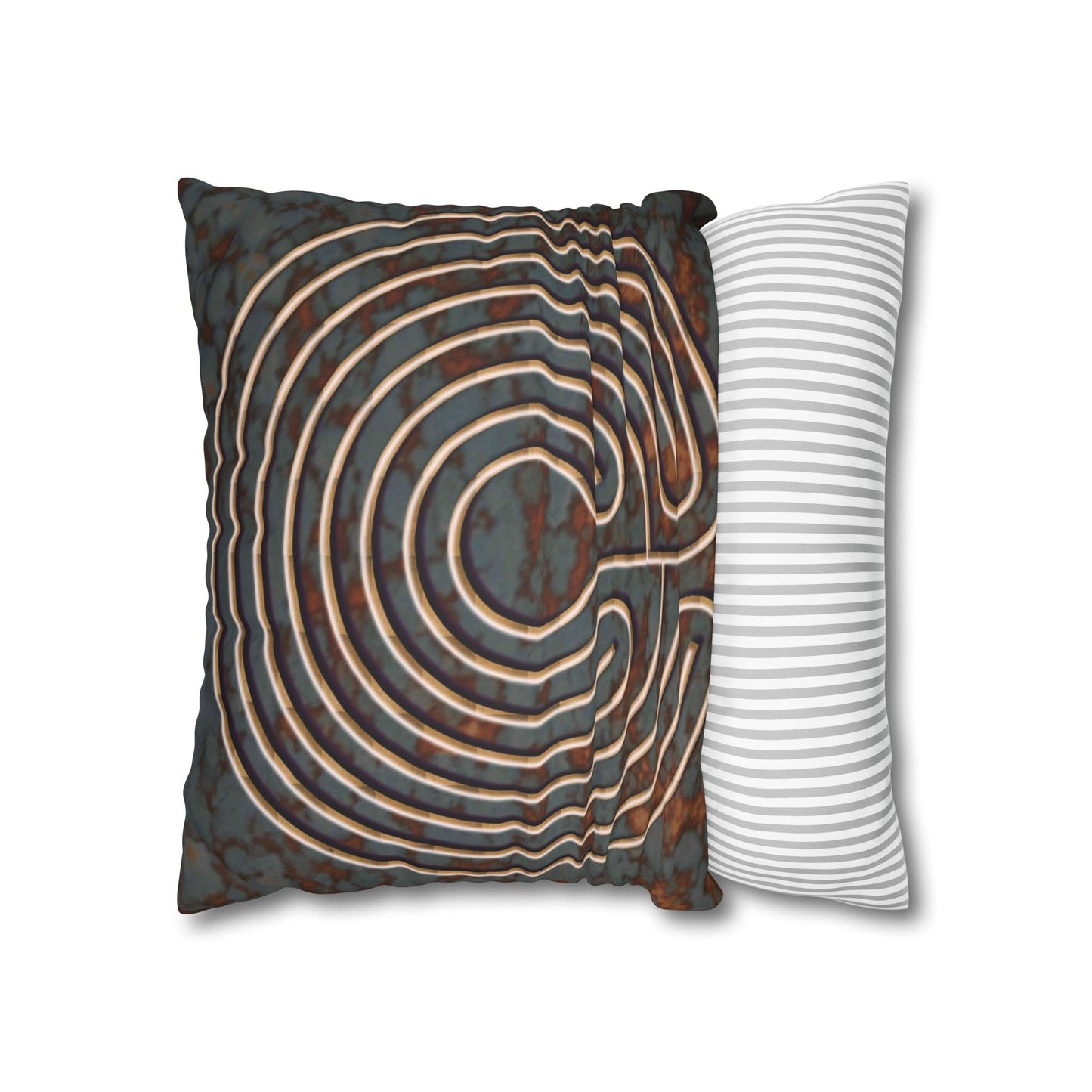 Double Labyrinth Pillowcase - Greek-Roman
