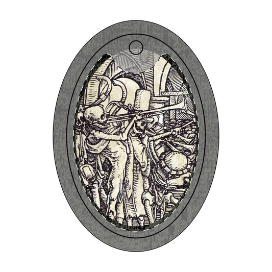 Danse Macabre Holiday Ornament-Bones of All Men