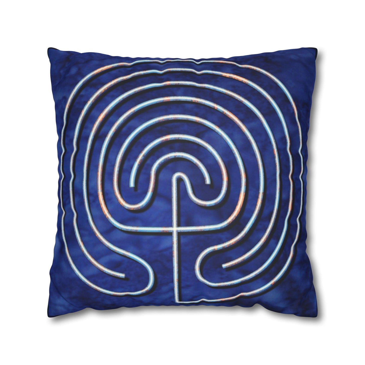 Double Labyrinth Pillowcase - Cretian-Hindu