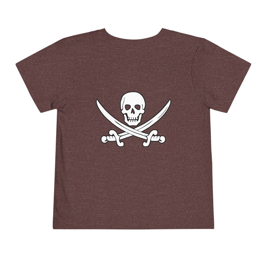 Lil Wench Double Print Pirate Toddler Tee