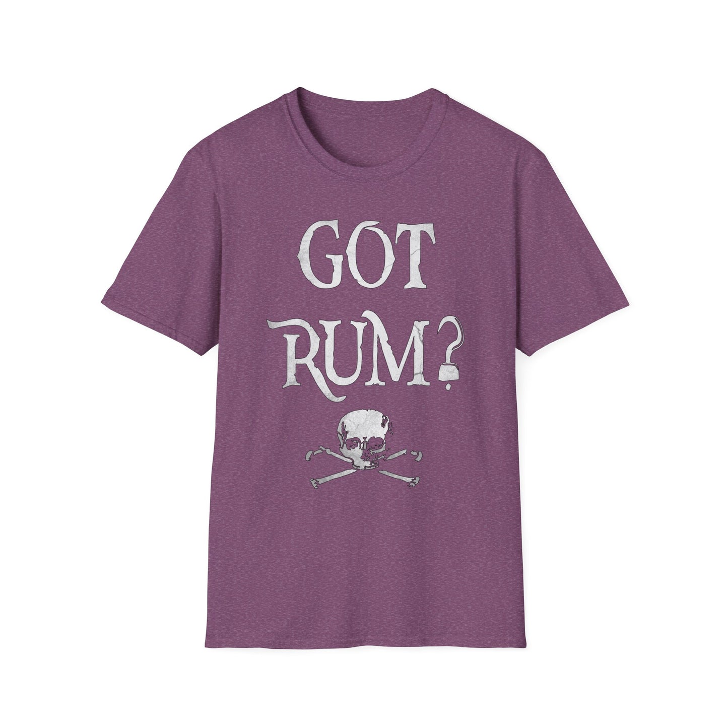 Got Rum? Unisex Heathered Softstyle Pirate Tee