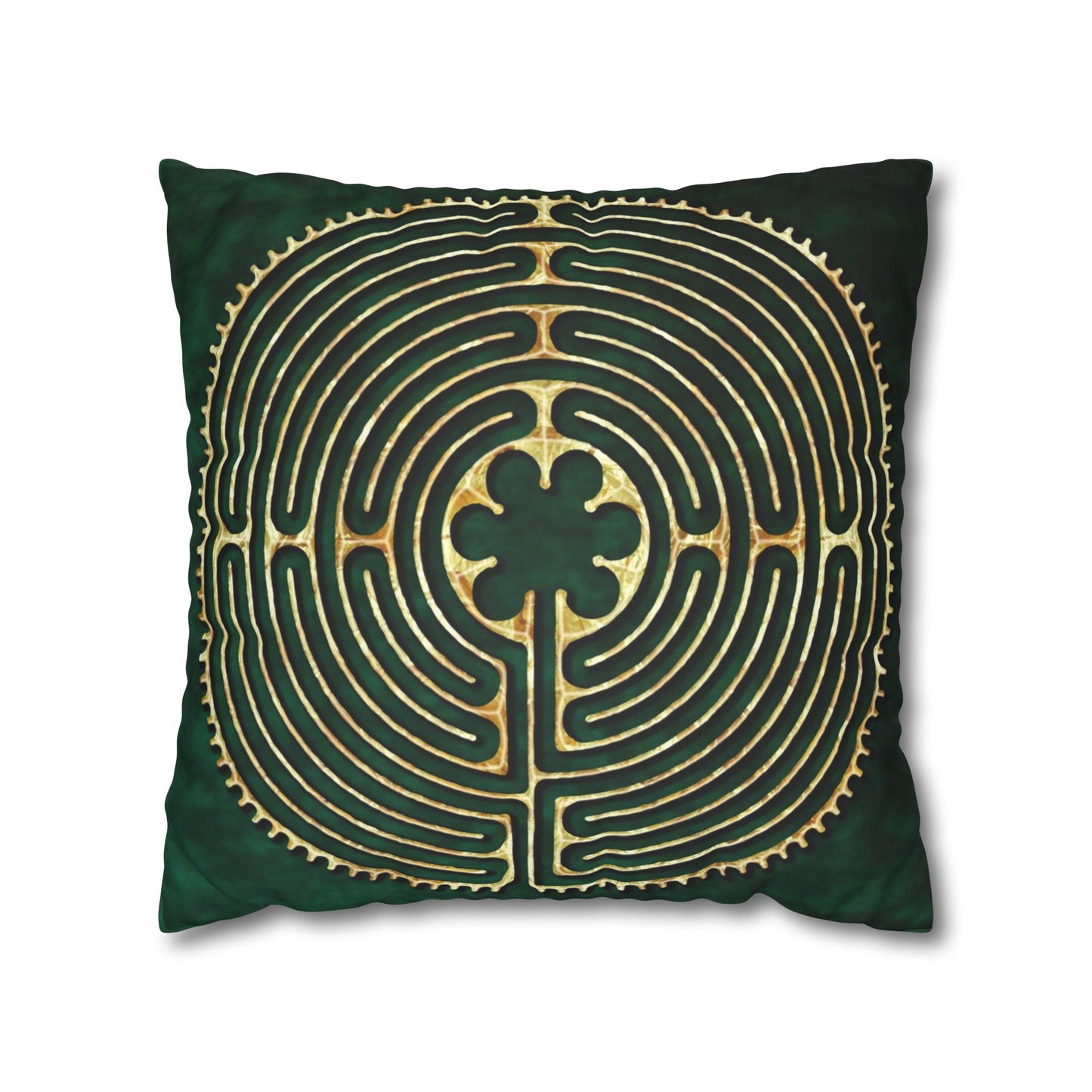 Double Labyrinth Pillowcase - Chartres-Abingdon