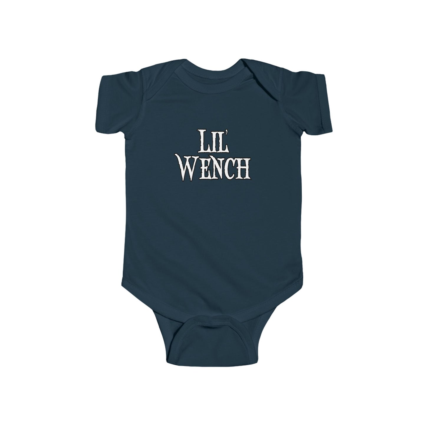Lil Wench Double Print Pirate Baby Onesie