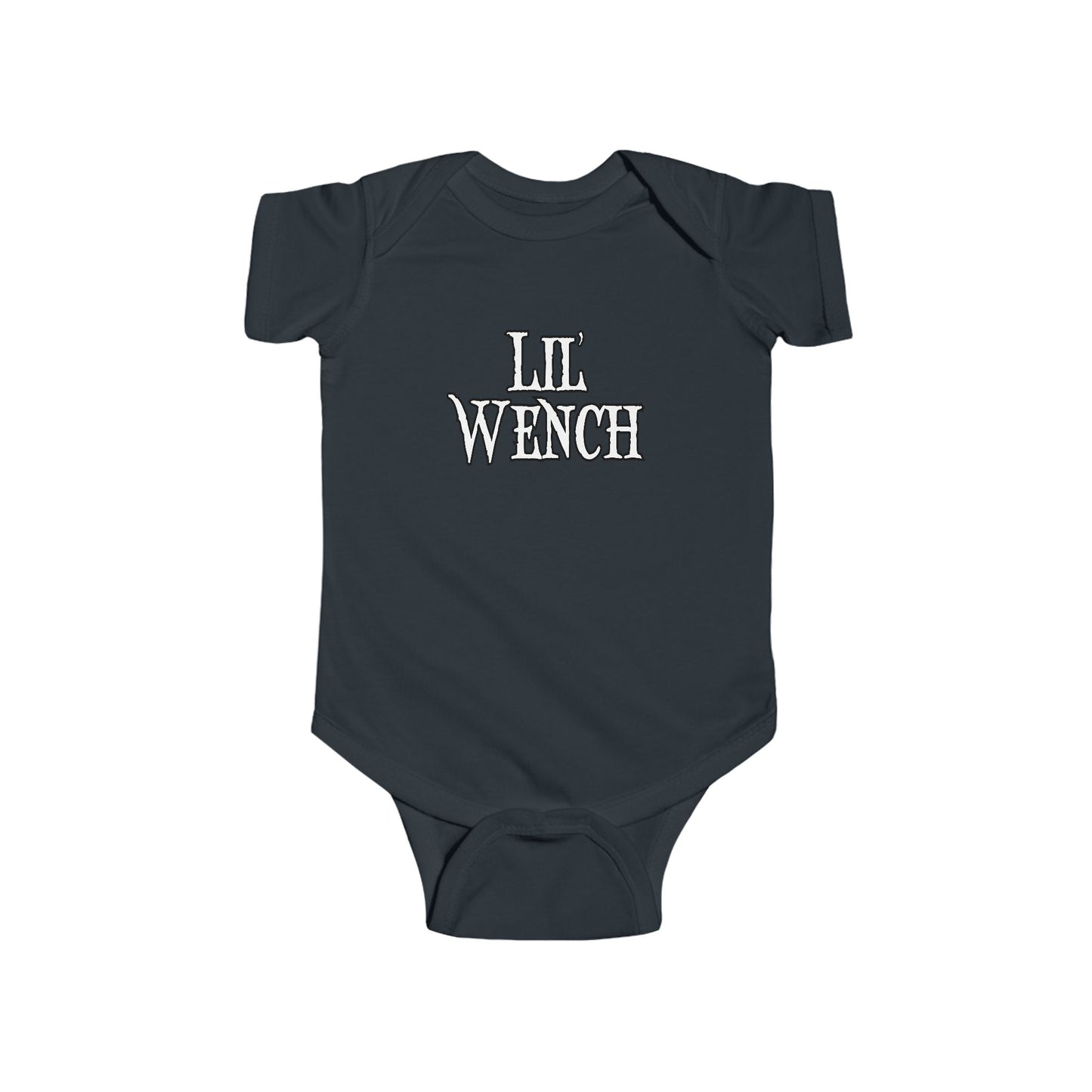 Lil Wench Double Print Pirate Baby Onesie