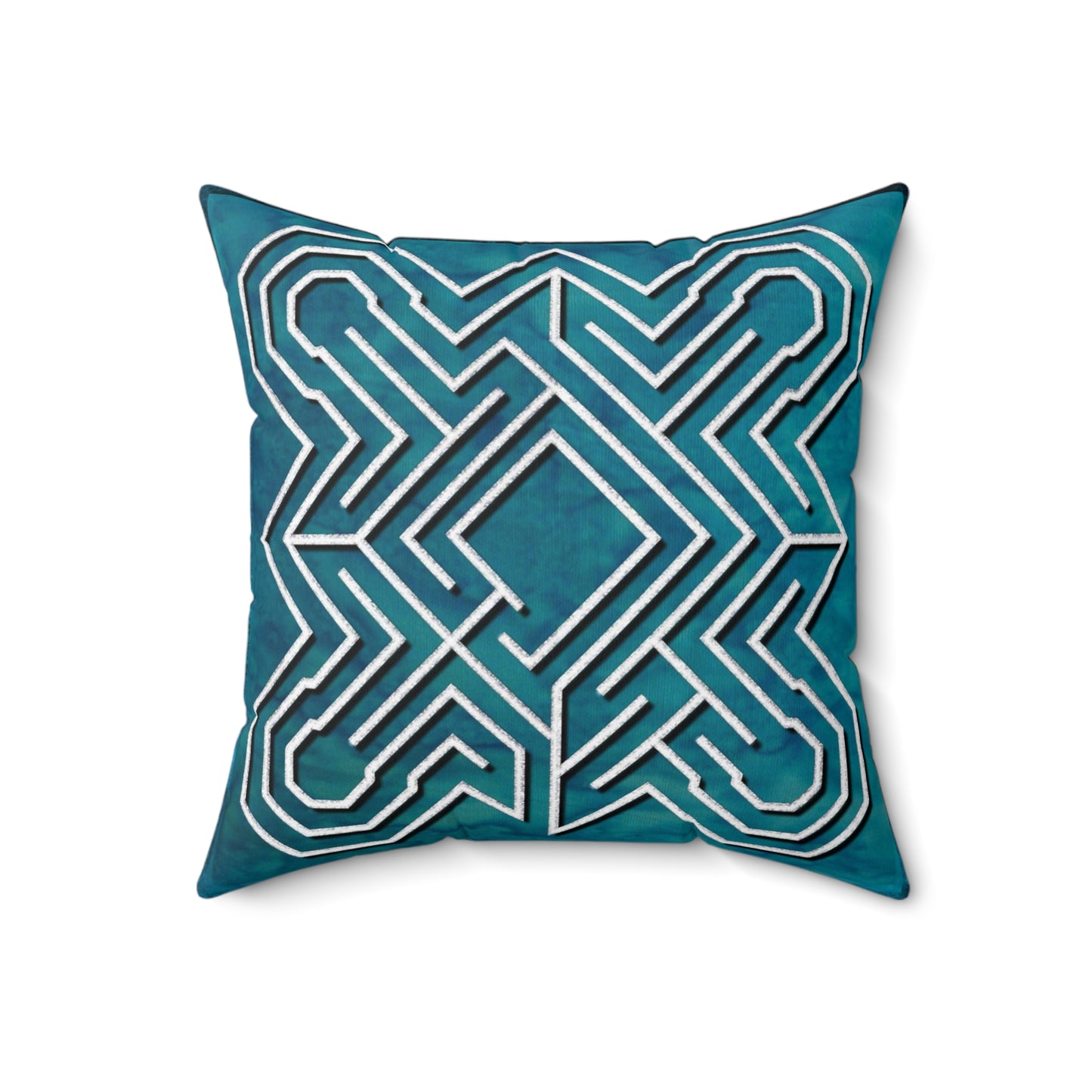 Ely Cathedral Faux Suede Pillow