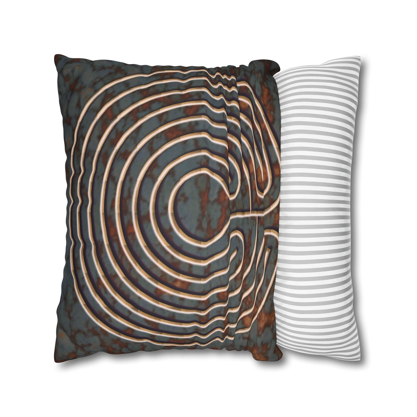 Double Labyrinth Pillowcase - Greek-Roman