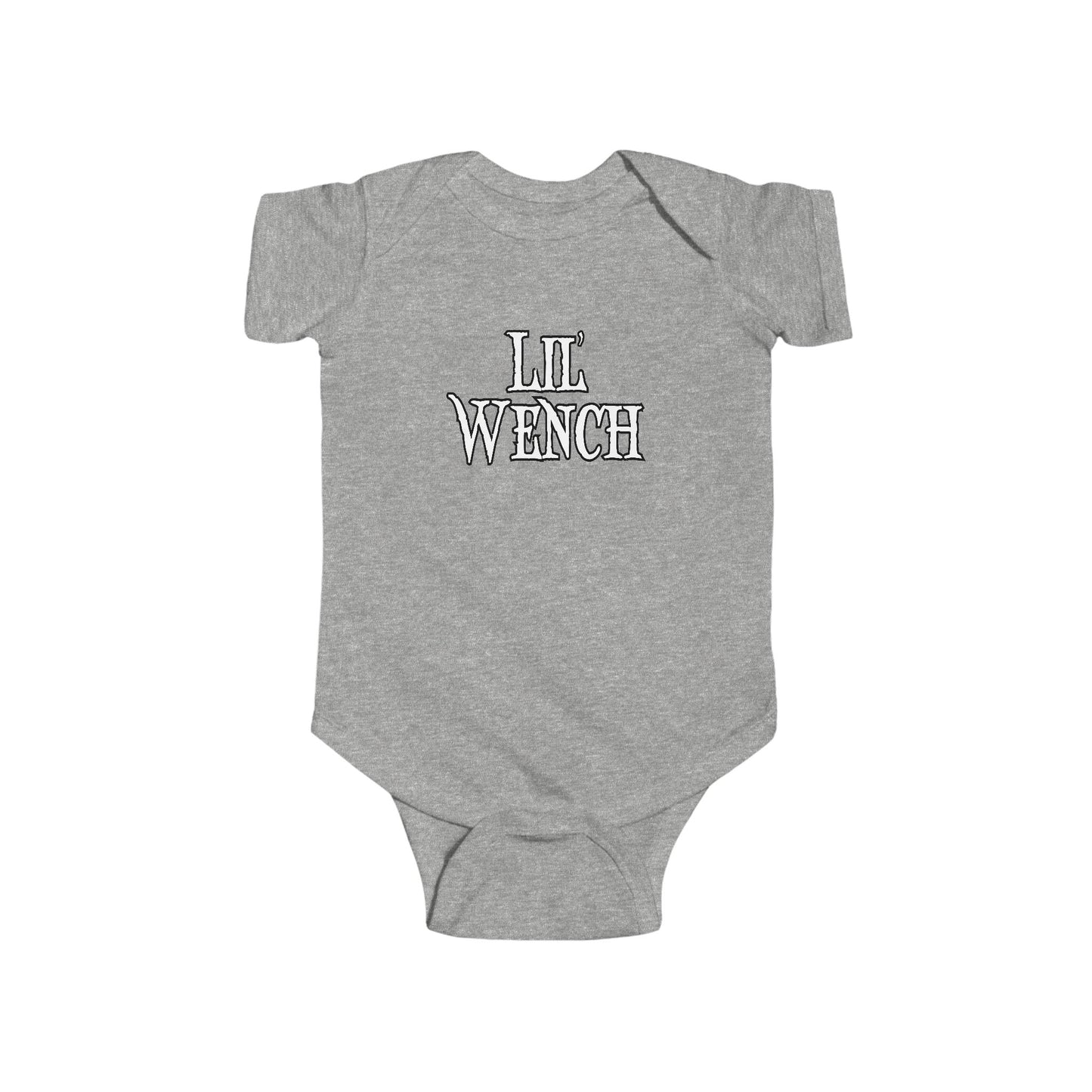 Lil Wench Double Print Pirate Baby Onesie