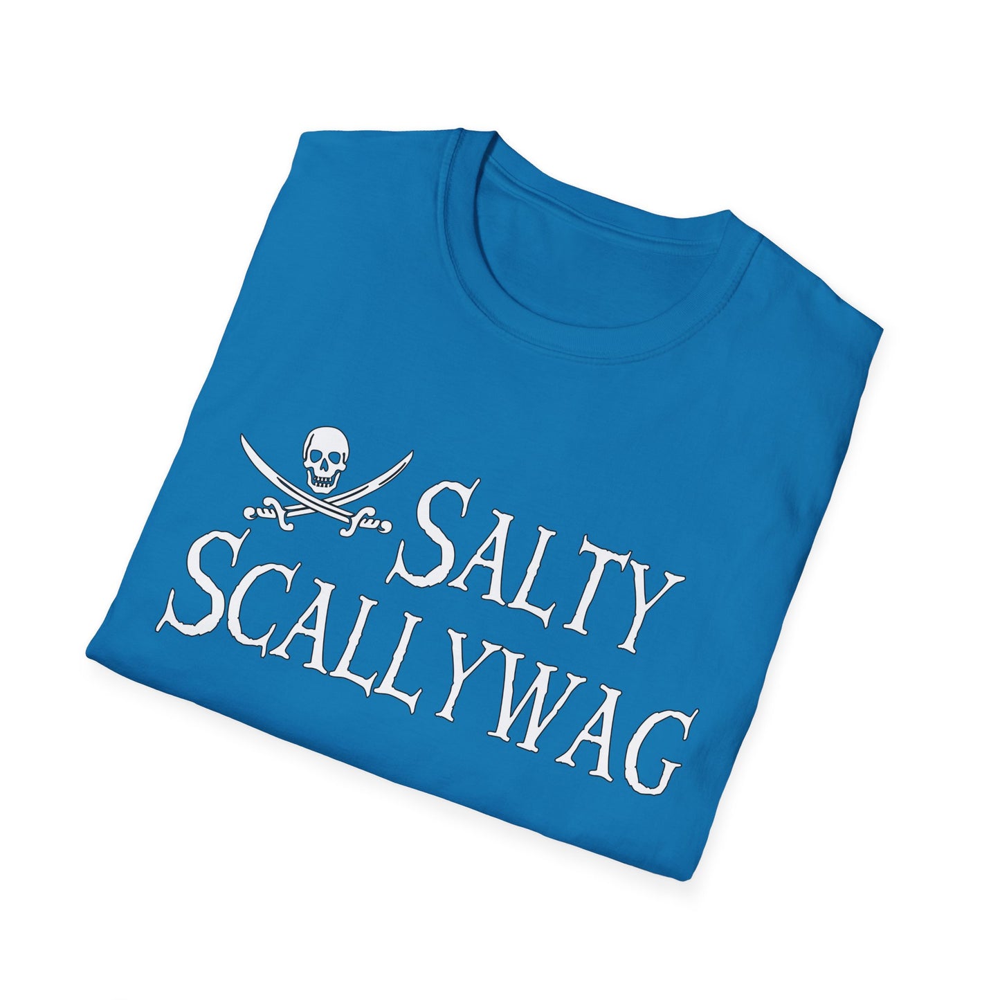 Jolly Roger Salty Scallywag Unisex Pirate T-Shirt