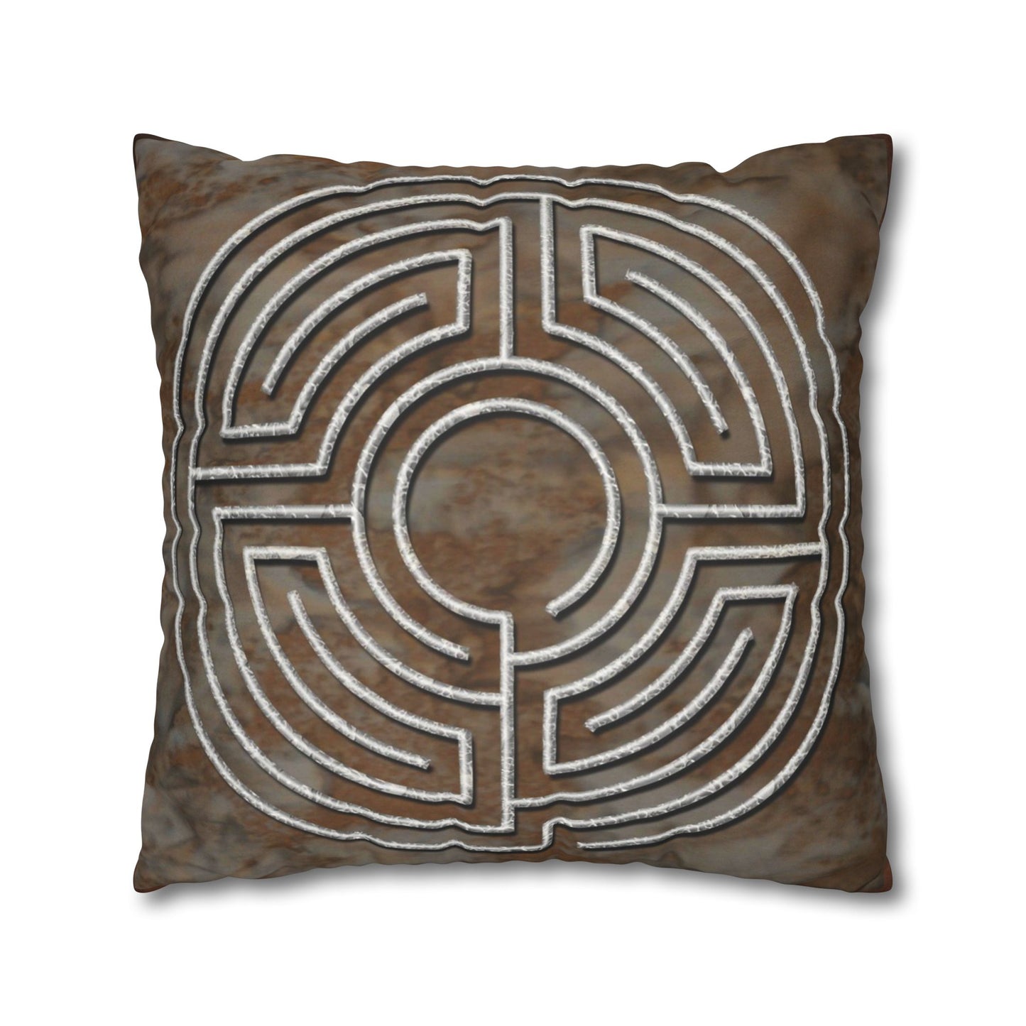 Double Labyrinth Pillowcase - Greek-Roman