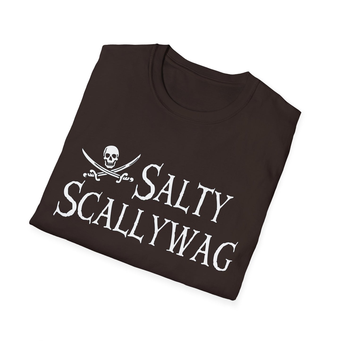 Jolly Roger Salty Scallywag Unisex Pirate T-Shirt