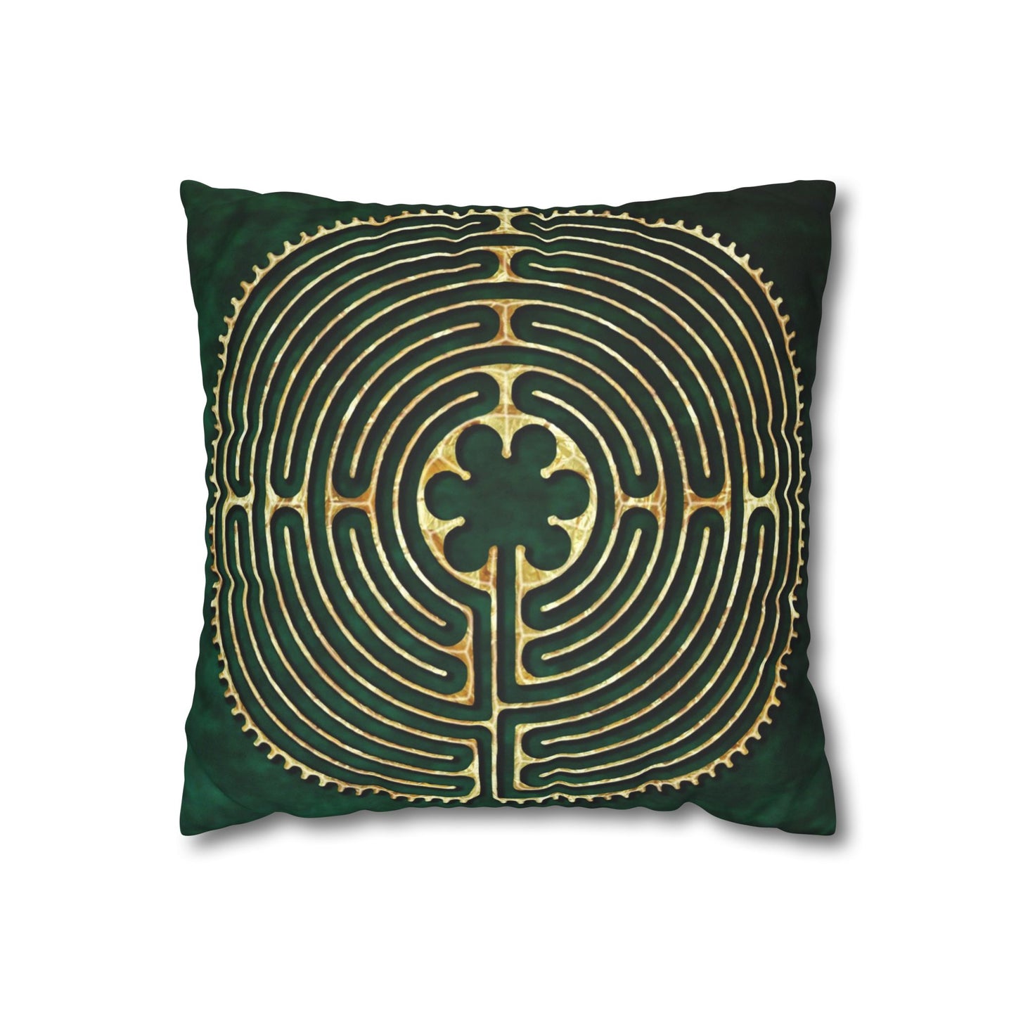 Double Labyrinth Pillowcase - Chartres-Abingdon