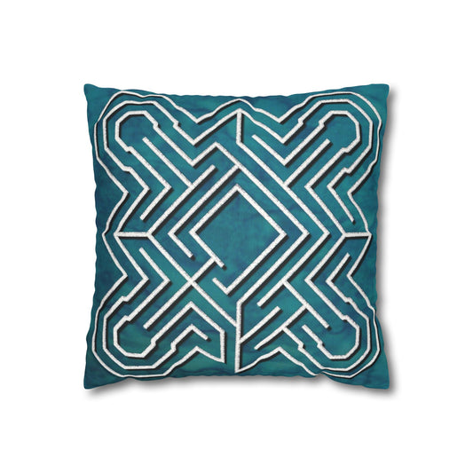 Double Labyrinth Pillowcase - Ely-Commelyn