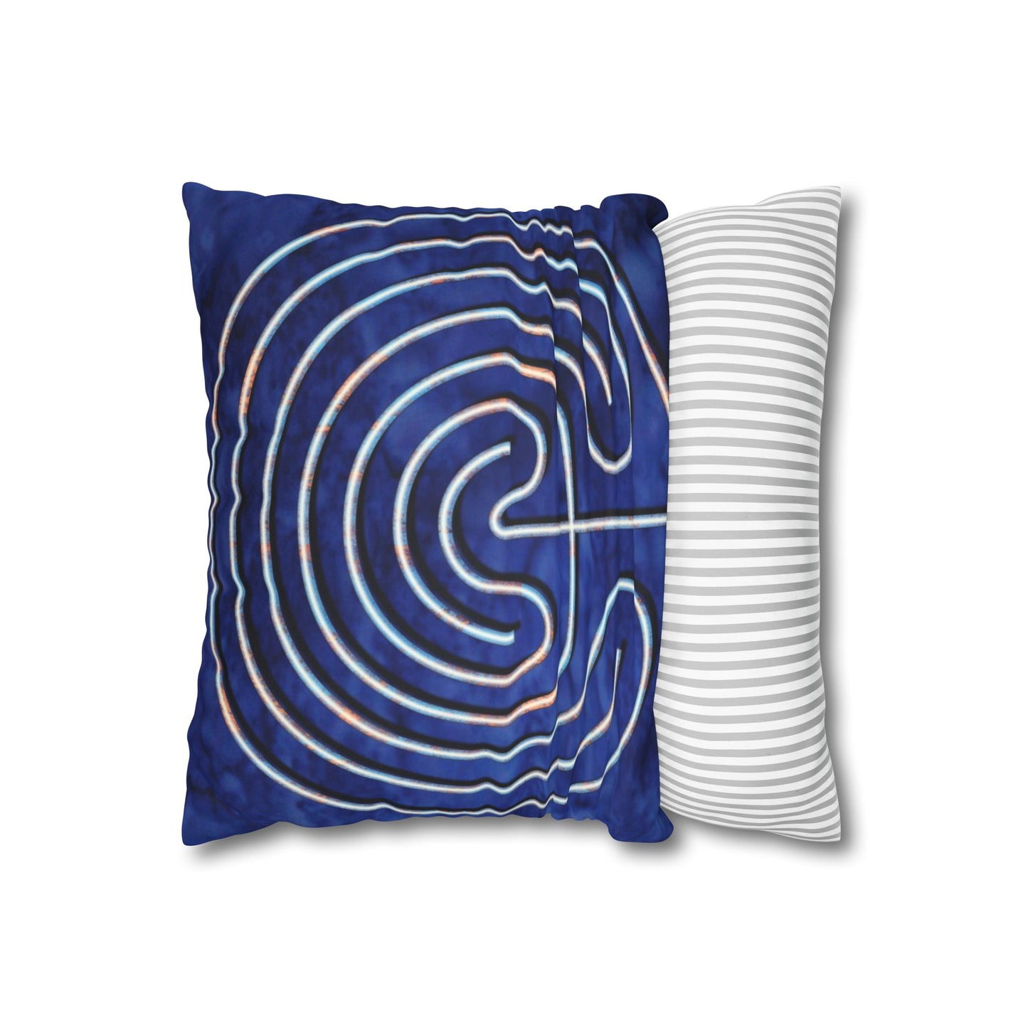 Double Labyrinth Pillowcase - Cretian-Hindu