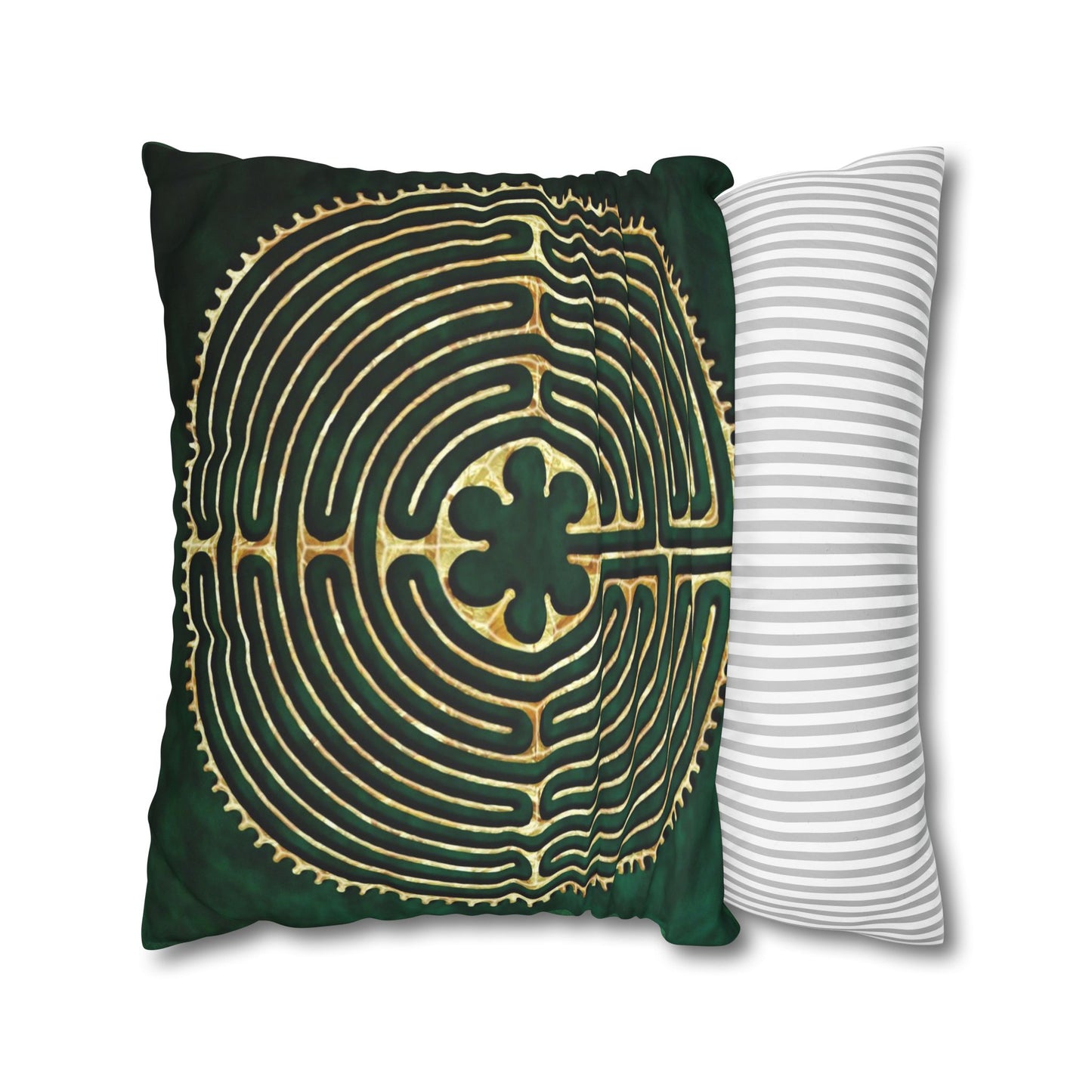 Double Labyrinth Pillowcase - Chartres-Abingdon