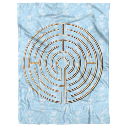 Abingdon Labyrinth Therapy Blanket - Blue