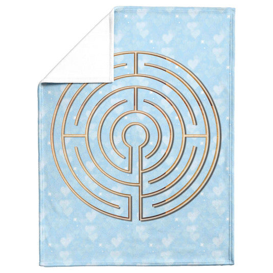 Abingdon Labyrinth Therapy Blanket - Blue