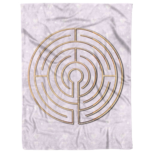 Abingdon Labyrinth Therapy Blanket - Lavendar