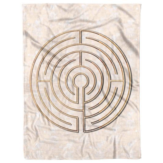 Abingdon Labyrinth Therapy Blanket - Peach