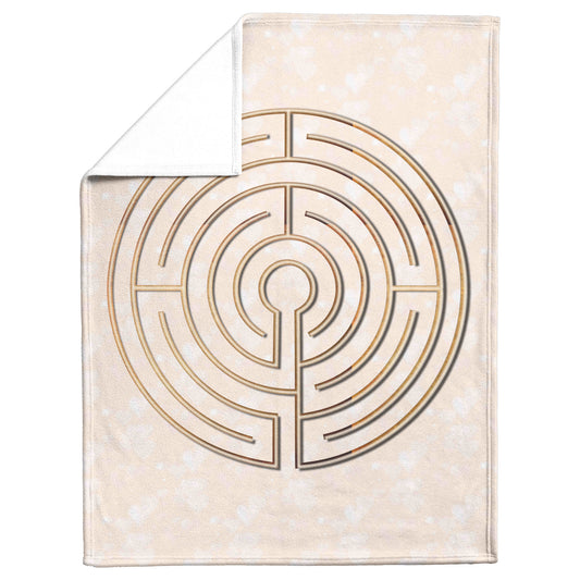 Abingdon Labyrinth Therapy Blanket - Peach