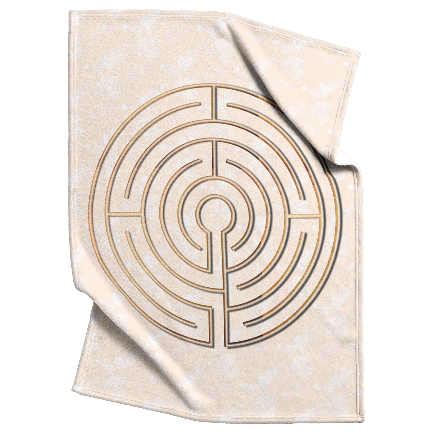 Abingdon Labyrinth Therapy Blanket - Peach