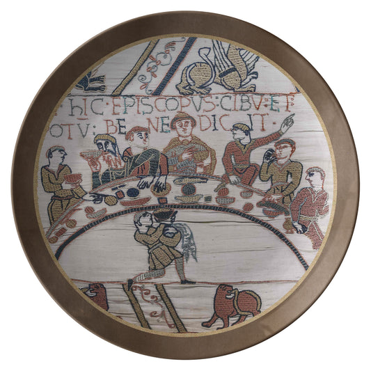 Bayeux Tapestry - Feast Dinner Plate
