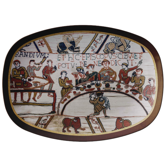 Bayeux Tapestry - Feast Scene Serving Platter