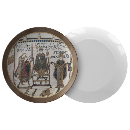 Bayeux Tapestry - Harold Godwinson Dinner Plate