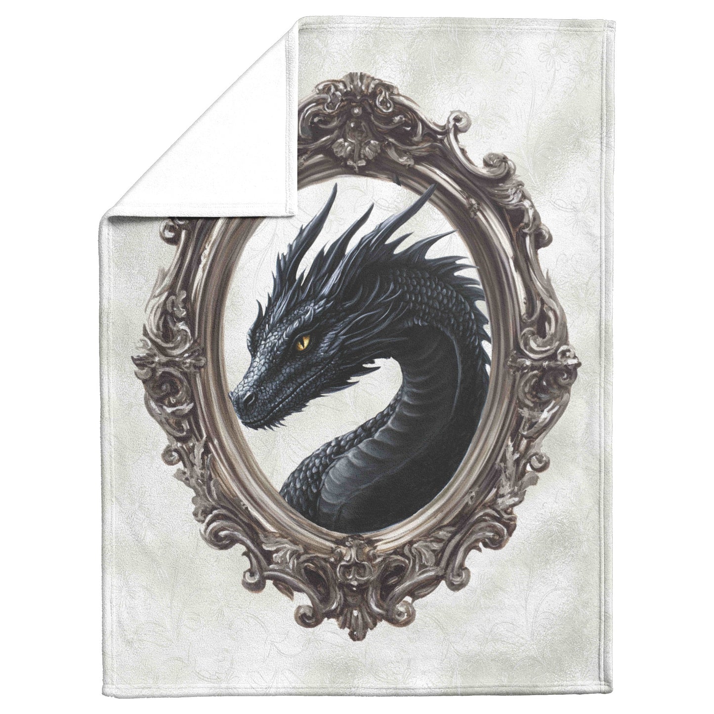 Black Dragon Fleece Blanket