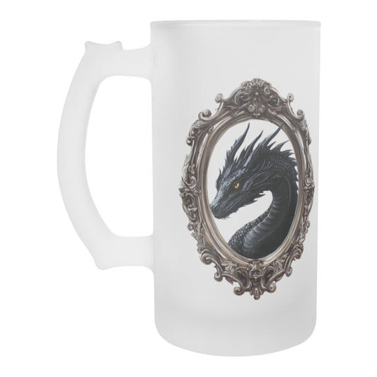 Black Dragon Frosted Mug
