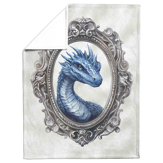 Blue Dragon Fleece Blanket