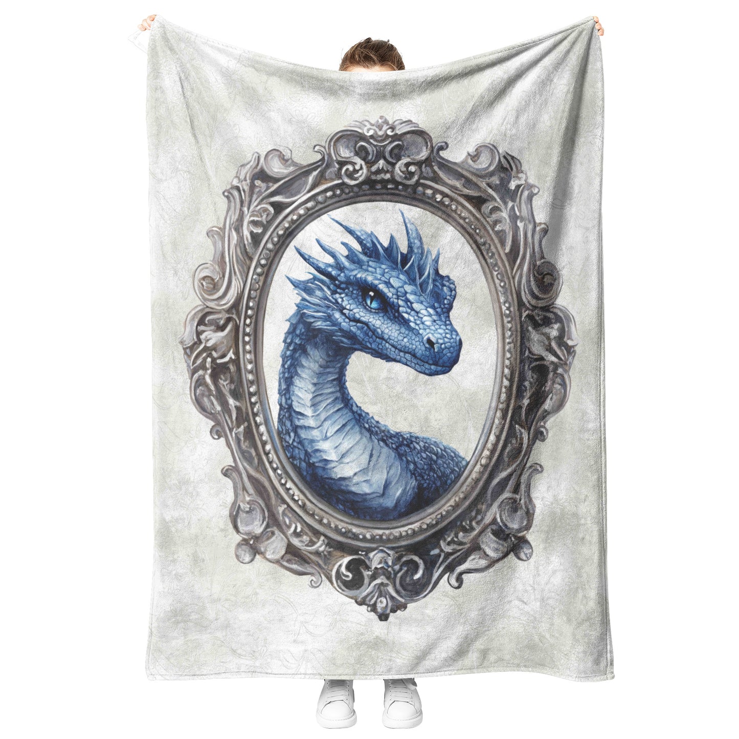 Blue Dragon Fleece Blanket