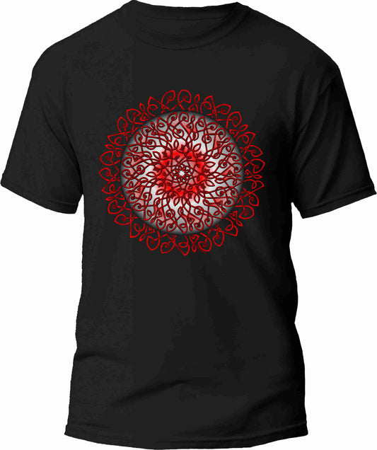 Celtic Burst - Red Unisex T-shirt