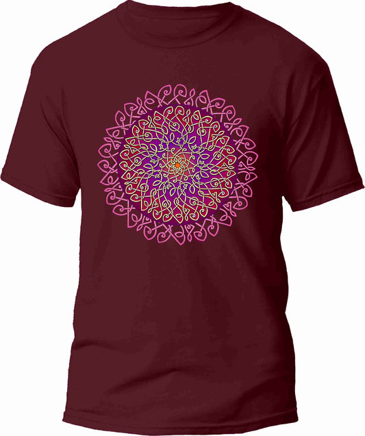 Celtic Burst - Sangria Unisex T-shirt