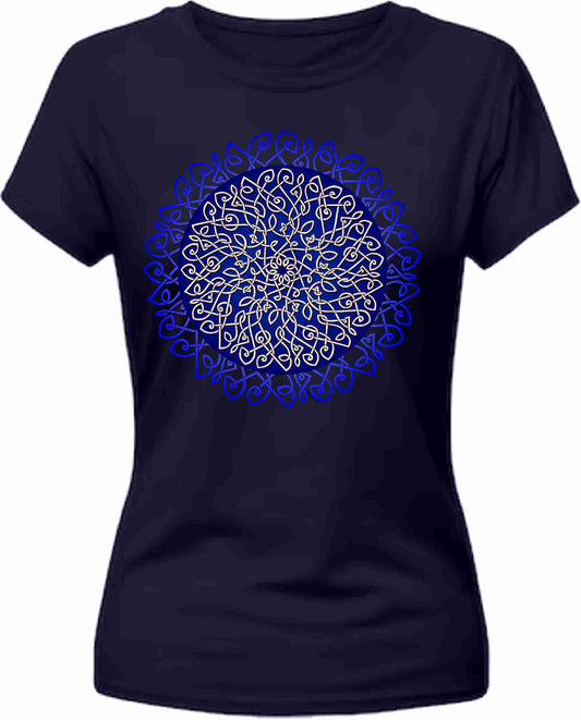 Celtic Burst - Blue Womens T-shirt